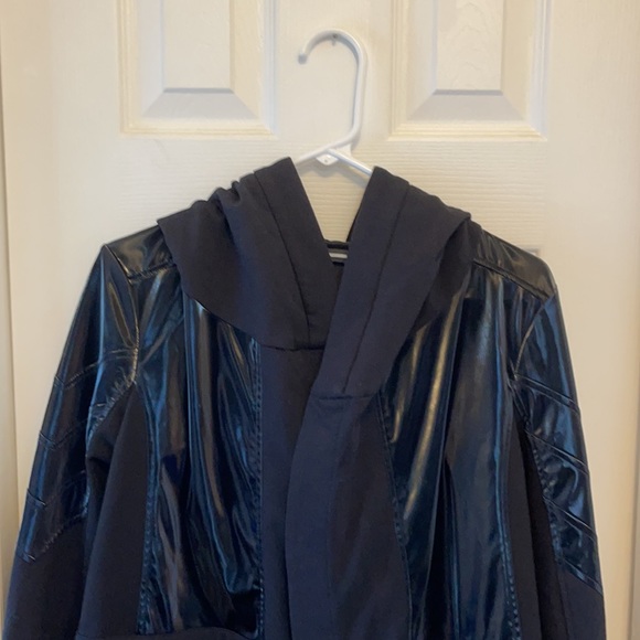 NWT Blanc Noir women’s Drape Front Jacket - Picture 4 of 10